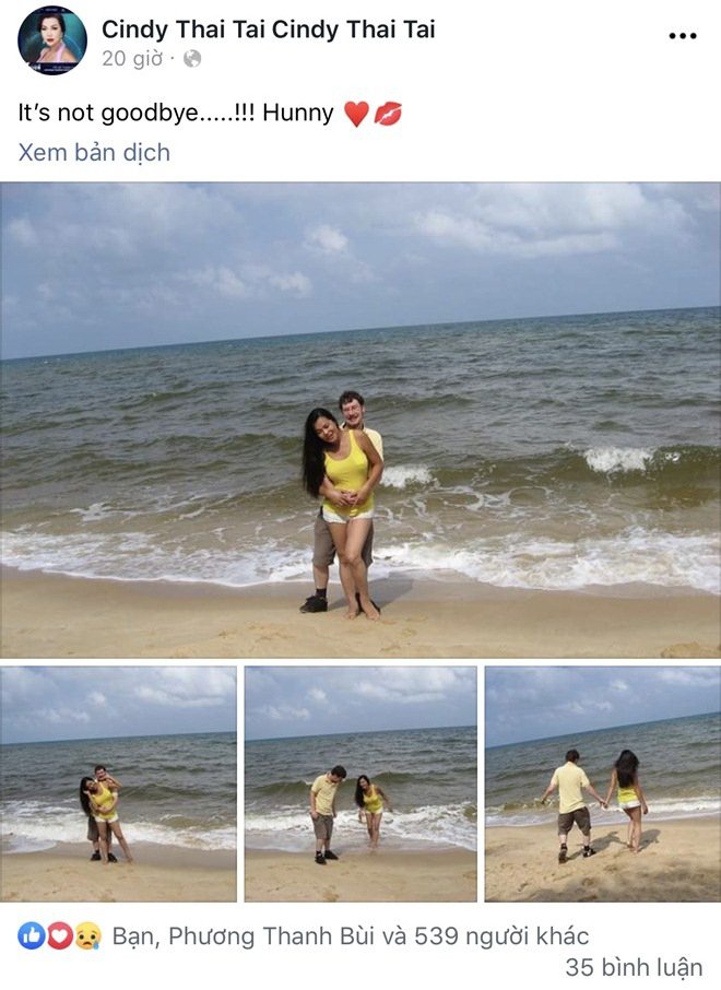 Sao Việt 24h: Ca sĩ chuyển giới Cindy Thái Tài chia sẻ ảnh bên chồng đã khuất gây xúc động - 2