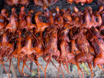 Loài gặm nhấm nghe tên đã nổi da gà trở thành món ăn vặt “lãi khủng”