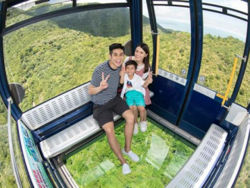 Cáp treo trong suốt ở Hong Kong, thử thách không dành cho người yếu tim