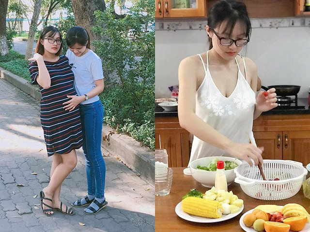 Nữ sinh đại học sáng lên giảng đường xinh đẹp, tối về với chồng lại ôm bụng bầu