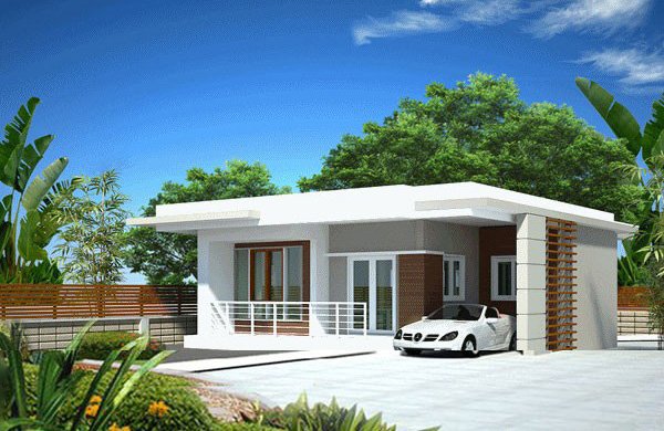 Những mẫu thiết kế nhà cấp 4 mái bằng 2-3 phòng ngủ, nhà đông người nên xây - 5
