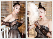 Sao Việt - Mỹ Ngọc Bolero hóa quý cô cổ điển, khoe thềm ngực hút mắt tại sự kiện