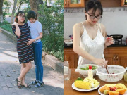 Bà bầu - Nữ sinh đại học sáng lên giảng đường xinh đẹp, tối về với chồng lại ôm bụng bầu