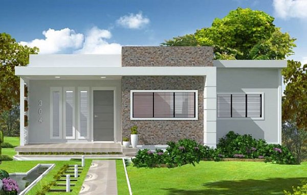 Những mẫu thiết kế nhà cấp 4 mái bằng 2-3 phòng ngủ, nhà đông người nên xây - 7