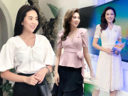Thời trang - Không cần sexy hở bạo, biên tập viên xinh đẹp của VTV vẫn ghi điểm tuyệt đối nhờ điều này