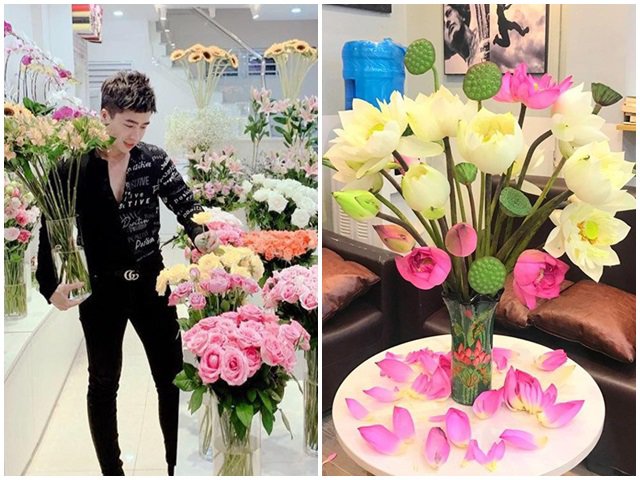 Ông chủ 9X chi 10 triệu/tháng mua hoa về bày, chị em kêu trời đẹp hơn con gái cắm