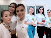 Thời trang - Chẳng ăn diện màu mè, Hoa hậu Phương Khánh đi chấm thi nhan sắc vẫn "lấn át" các đối thủ