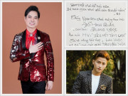 Nhạc - Danh ca Ngọc Sơn viết tay 2 câu thơ đầy ý nghĩa nhân dịp học trò ra mắt MV