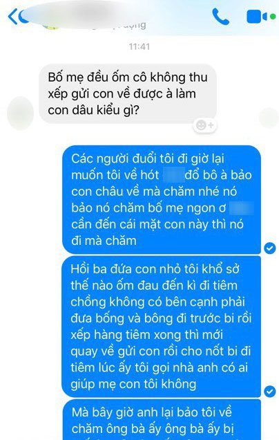 chong day vo cung 3 con cho nha ngoai cham, khi bo me om lien goi ve hau ha - 2
