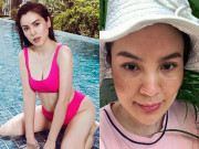 Bà bầu - Hoa hậu Trà Vinh xách túi 4 tỷ gây hoảng khi lộ ảnh sau sinh mặt nám đen, già nua