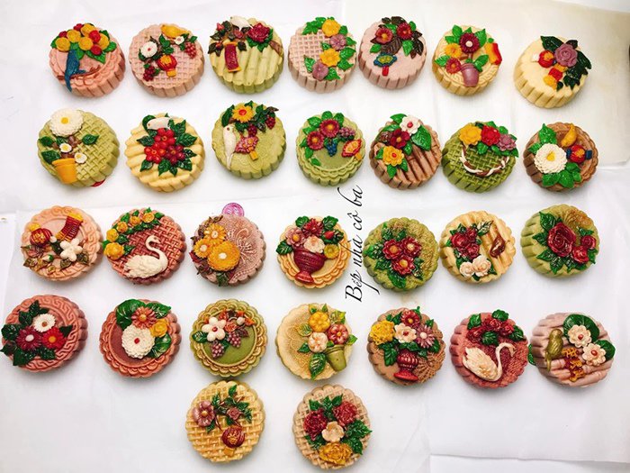 Lần đầu làm chơi chơi, bánh Trung thu của 8X đã đẹp đến nỗi khách nước ngoài muốn đặt hàng - 6