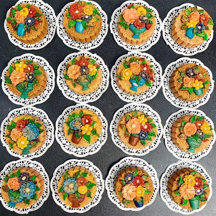 Lần đầu làm chơi chơi, bánh Trung thu của 8X đã đẹp đến nỗi khách nước ngoài muốn đặt hàng - 16