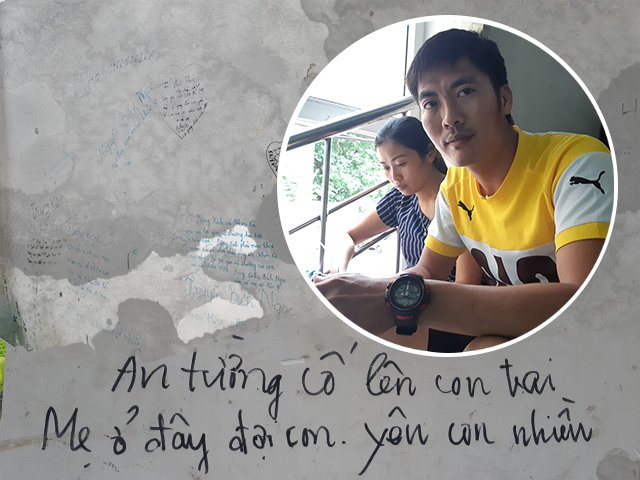 Chuyện cảm động trên bức tường loang lổ bên ngoài phòng mổ: Con yêu cố lên, mẹ đợi con về