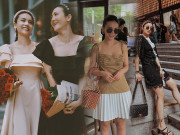 Thời trang - Diện váy liền đi chơi cuối tuần sao cho đẹp khi mưa gió, hãy học ngay cặp đôi này!