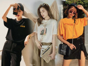 Thời trang - Vừa thoải mái vừa năng động, chị em đi chơi cuối tuần cứ diện áo phông theo 4 cách này