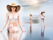 Bà bầu - Sau sinh, người đẹp miền Tây miệt mài giảm cân để diện bikini trong resort 100 triệu/đêm