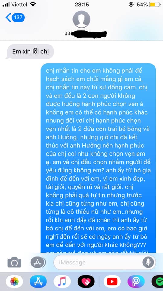 khong danh ghen am i, vo chi gui 1 tin nhan cho bo ma khien ca nha chong ne phuc - 1