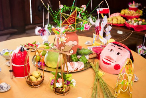 Mâm cỗ Trung thu đẹp ý nghĩa với cách bày và trang trí đơn giản  - 12