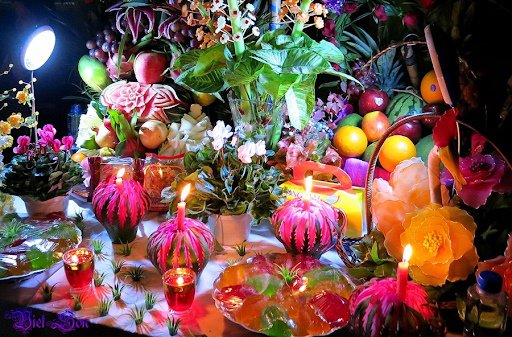 Mâm cỗ Trung thu đẹp ý nghĩa với cách bày và trang trí đơn giản  - 17