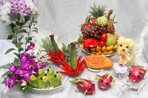 Mâm cỗ Trung thu đẹp ý nghĩa với cách bày và trang trí đơn giản  - 18