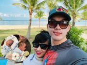 Giải trí - Trương Nam Thành và vợ đại gia công khai diện mạo, tên của 2 con trai nhân ngày đầy tháng