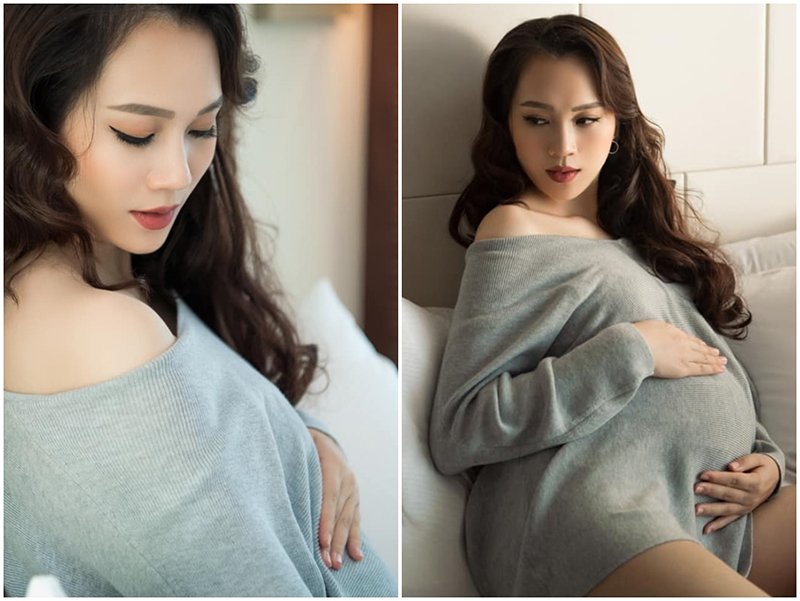 Cả 2 lần mang thai, Phạm Ngọc Thạch luôn nằm trong top những bà bầu đẹp nhất showbiz Việt. Thai kỳ của người đẹp gốc Hậu Giang khá nhẹ nhàng, cô cũng tăng cân vừa phải và vẫn giữ được vóc dáng gọn gàng.
