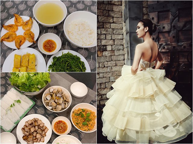 Người đẹp cao 1m83 đã quyến rũ lại còn nấu cơm ngon khiến trăm người khen ngợi