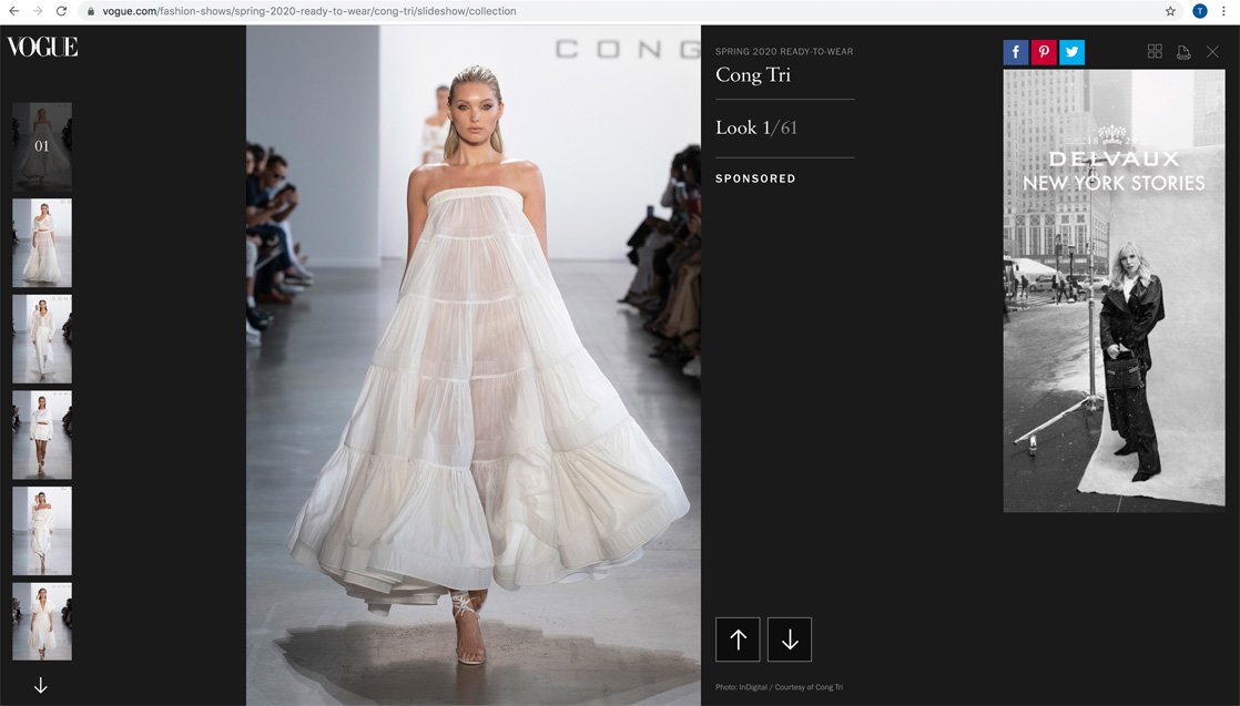 Oanh tạc Vogue, Harper’s Bazaar Mỹ, Công Trí được gọi tên “Nhà thiết kế mới gây nghiện trên Thảm Đỏ” - 1