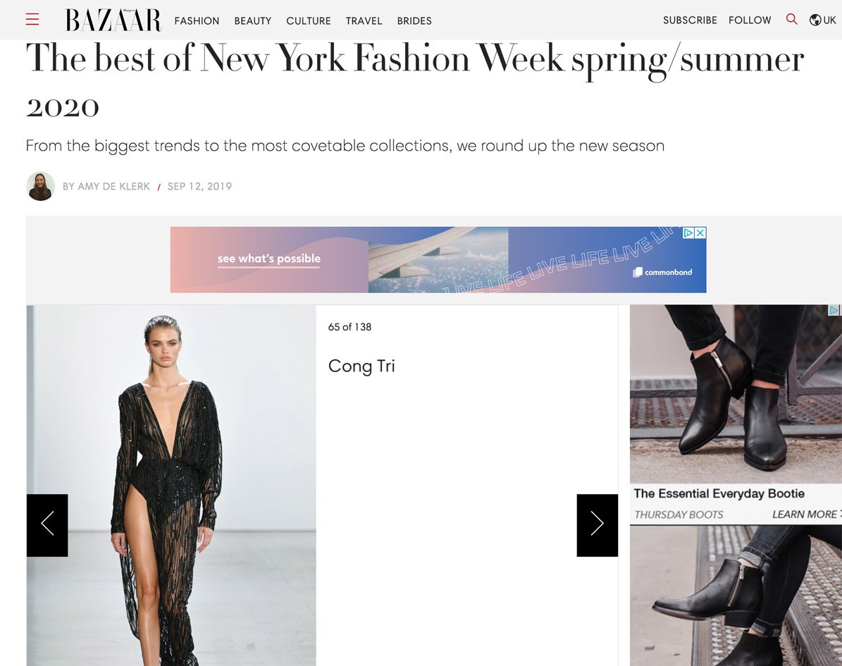Oanh tạc Vogue, Harper’s Bazaar Mỹ, Công Trí được gọi tên “Nhà thiết kế mới gây nghiện trên Thảm Đỏ” - 5