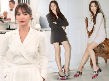 Kín đáo chưa được bao lâu, Song Hye Kyo tiếp tục chuộng mốt đã ngắn nay còn ngắn hơn