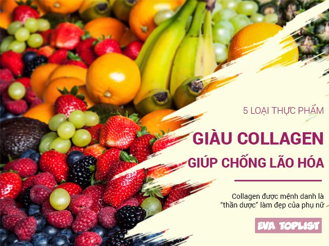 Top 5 loại thực phẩm giàu collagen nhất giúp chống lão hóa, làm đẹp da
