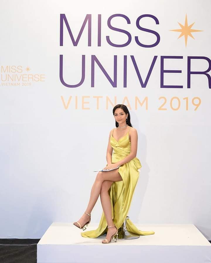 dang anh cham thi miss universe vietnam 2019, h'hen nie lo dang mum mim, "dap tan" tin don nang nguc - 8