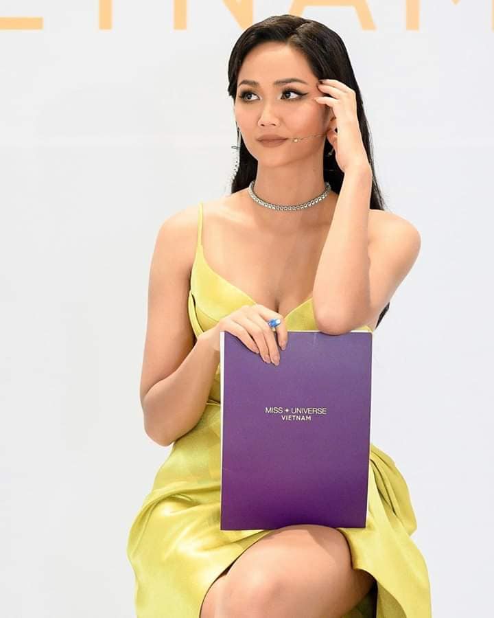 dang anh cham thi miss universe vietnam 2019, h'hen nie lo dang mum mim, "dap tan" tin don nang nguc - 5