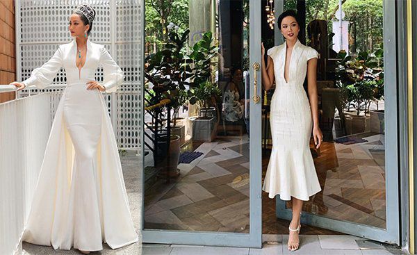 dang anh cham thi miss universe vietnam 2019, h'hen nie lo dang mum mim, "dap tan" tin don nang nguc - 1