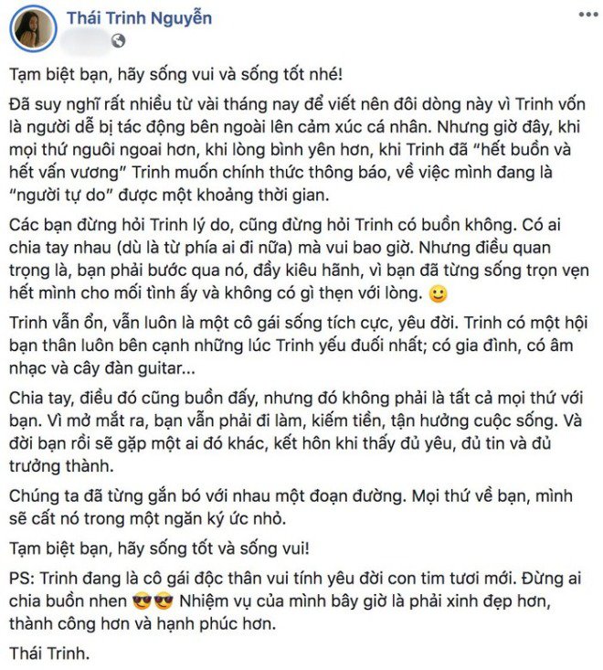 Thái Trinh xác nhận chia tay bạn trai vũ công Quang Đăng sau gần 3 năm yêu - 2