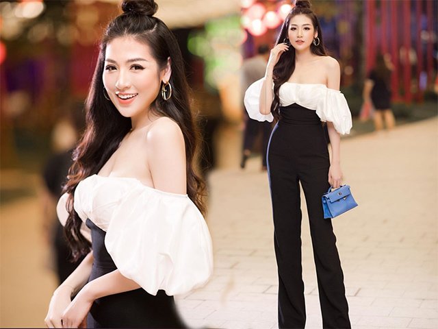 Khoe eo thon dáng gọn, Á Hậu Tú Anh sau sinh vẫn chẳng khác gì thiếu nữ