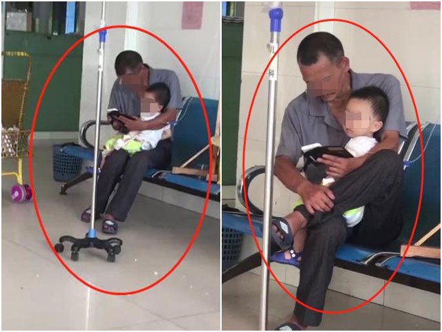 Cháu trai bị bỏ rơi nói nhớ bố mẹ, ông lật giở tấm ảnh rồi trào nước mắt