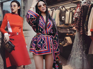 Giàu nứt vách như Huyền Baby, vi vu trời Tây vẫn rinh theo tủ đồ hiệu nhìn là choáng