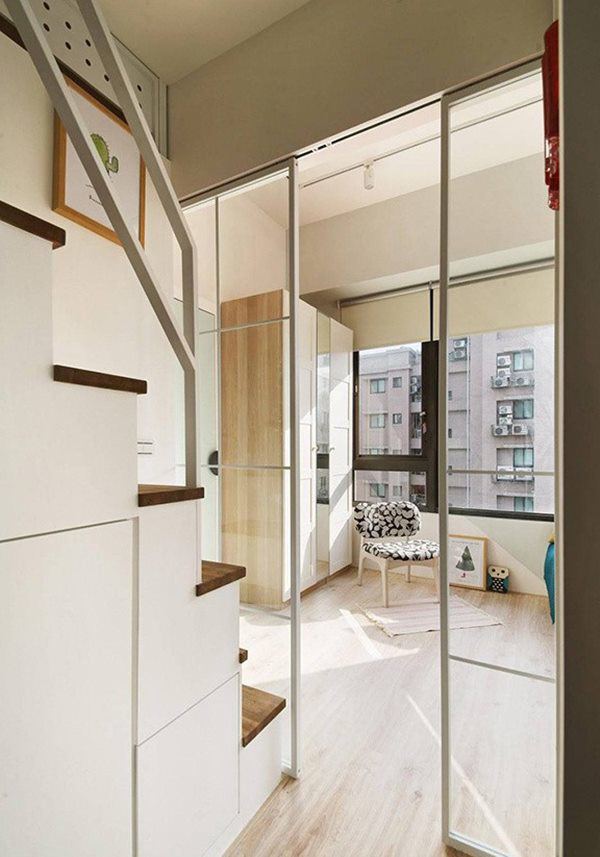Căn hộ 30m2 chật hẹp, tối tăm như rộng gấp đôi sau cải tạo - 5