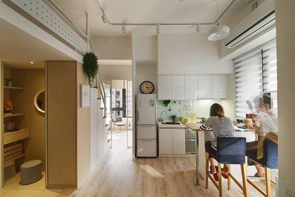 Căn hộ 30m2 chật hẹp, tối tăm như rộng gấp đôi sau cải tạo - 7