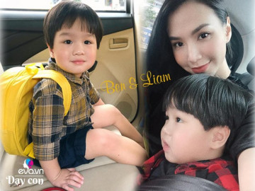 Con khóc gào ngày đầu đi học, hành động khéo léo của vợ Baggio mà mọi bà mẹ nên làm