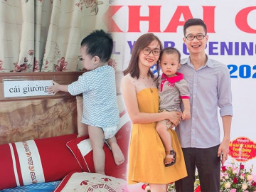 Thay bỉm xong biết tự bỏ vào thùng rác, mẹ 9X dạy con theo quan niệm “cây non dễ uốn”