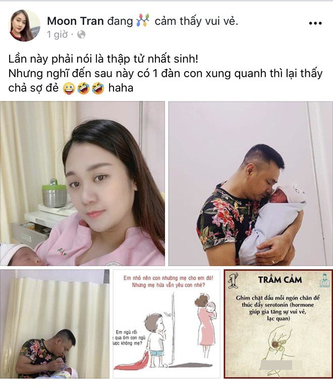 Sao Việt 24h: Vợ khoe em bé mới sinh nhưng động tác chăm con của Tự Long thành tâm điểm - 1