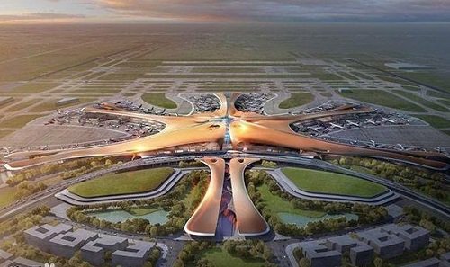 Bên trong siêu sân bay của Trung Quốc được xây từ 1,6 triệu m3 bê tông, 52.000 tấn thép - 1