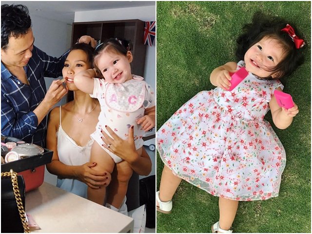 Có mẹ là siêu mẫu, con gái Hà Anh sướng đủ đường, 15 tháng cao to như bé 3 tuổi
