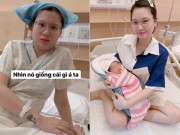 Bà bầu - Hotmom kể chuyện đi đẻ "cực lầy", từ dọn dẹp "vùng nhạy cảm" đến lý do con không chịu bú