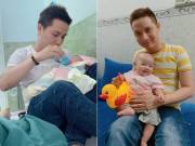 Bà bầu - Vợ bầu ngồi ăn uống, xem tivi, chồng còng lưng lau nhà khiến dân mạng phán ngay "câu like"