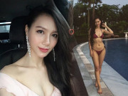 Thời trang - Diện bikini khoe vòng eo 55cm, nữ MC VTV đánh bật Ngọc Trinh với thân hình bốc lửa