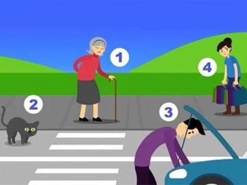 Ai là người cần giúp đỡ nhất trong bức tranh? Câu trả lời tiết lộ điều thú vị