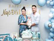 Giải trí - Thiếu ngủ sau sinh, Ngọc Hiền giảm được 12kg vào ngày đầy tháng con thứ 3